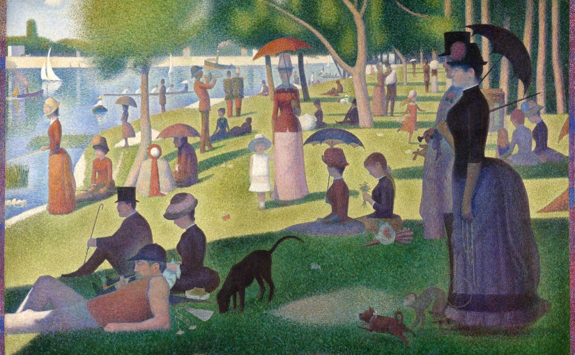 The Universe of Seurat and Rovelli